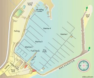 Harbor Map Santa Barbara Seacoast Yachts 420x350